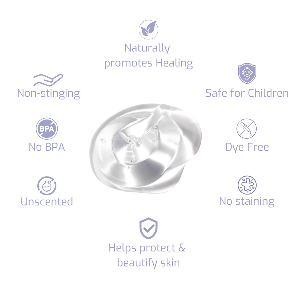 Emballage du Gel Silver Biotics, design clair et informatif.