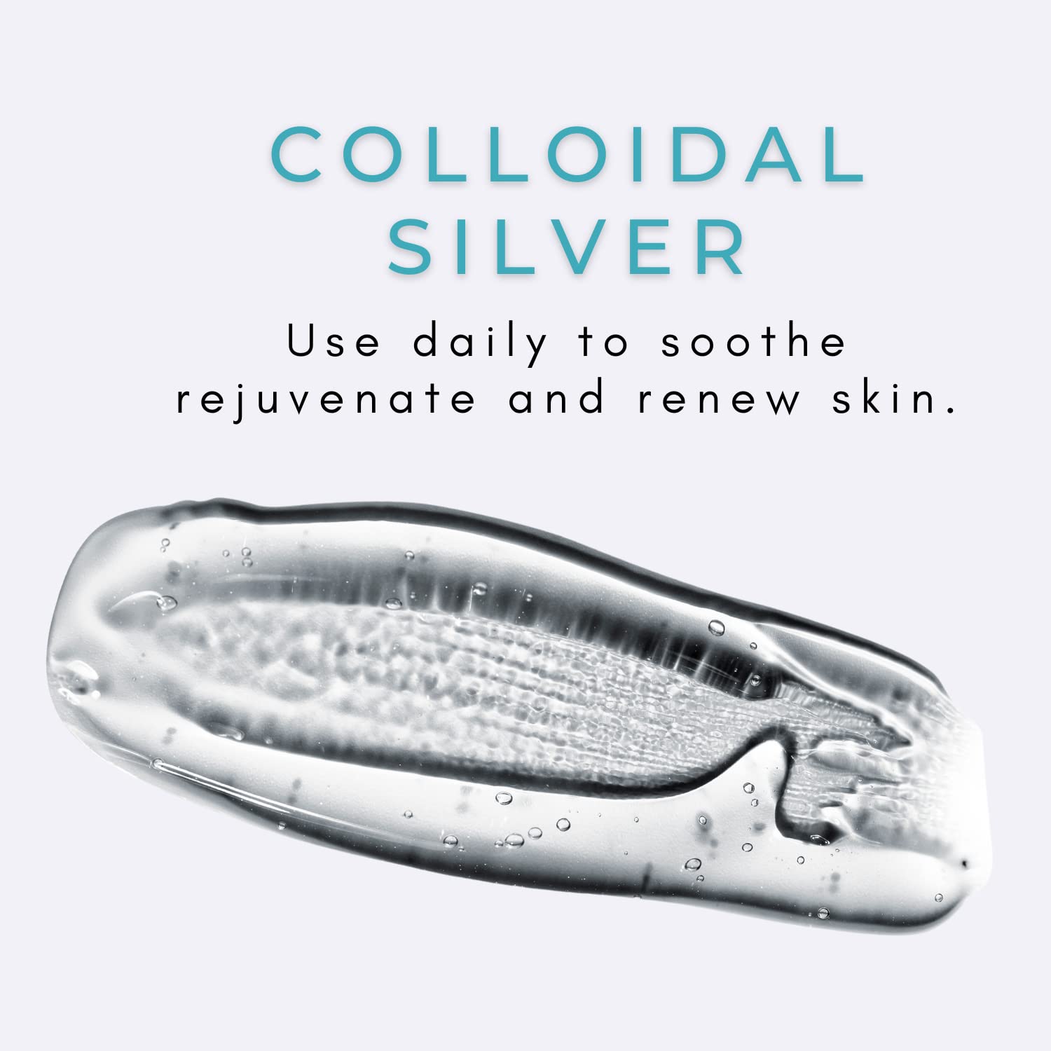 American Biotech Labs Silver Biotics Gel non irritant et facile à appliquer.