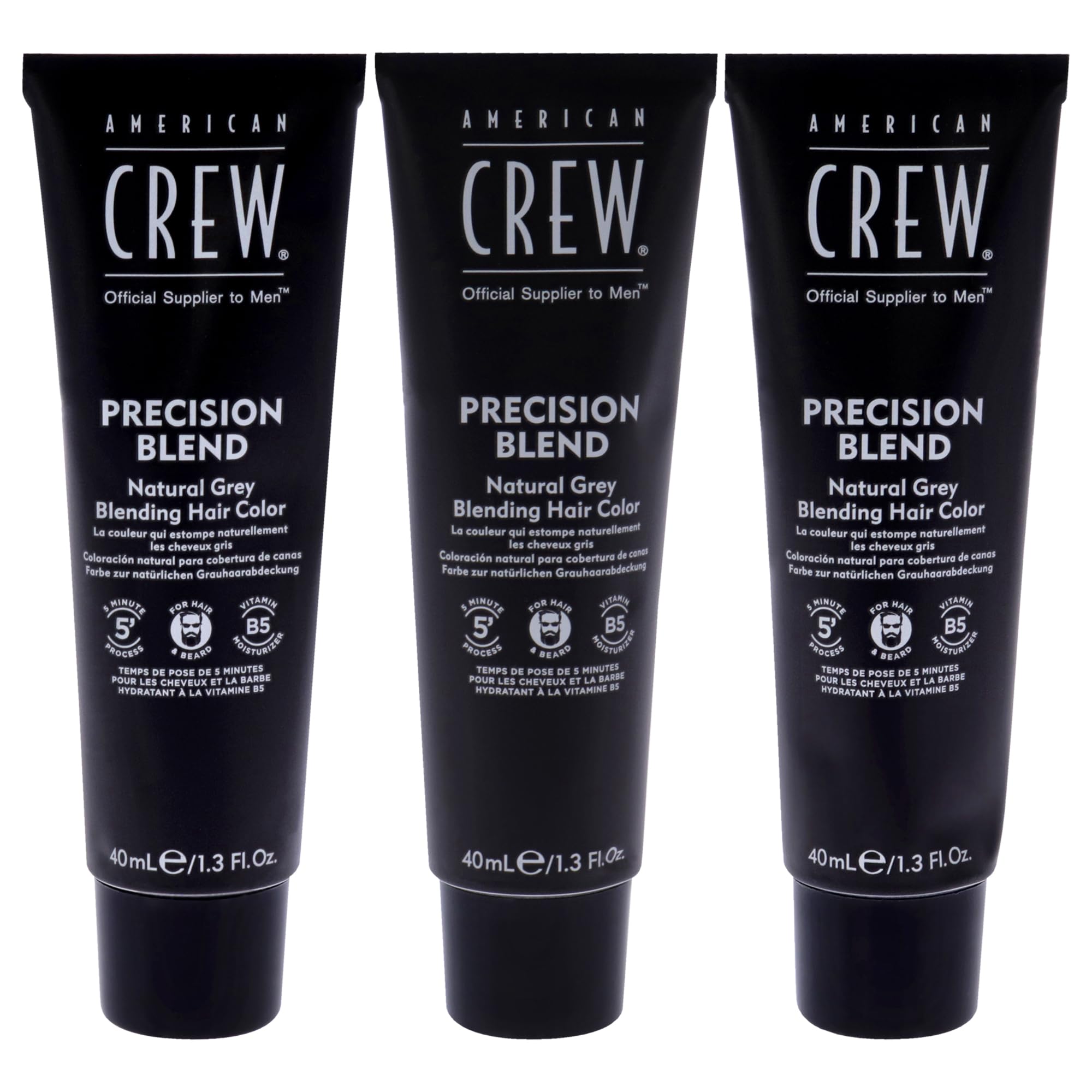 Application rapide en 5 minutes avec American Crew, pratique au quotidien.