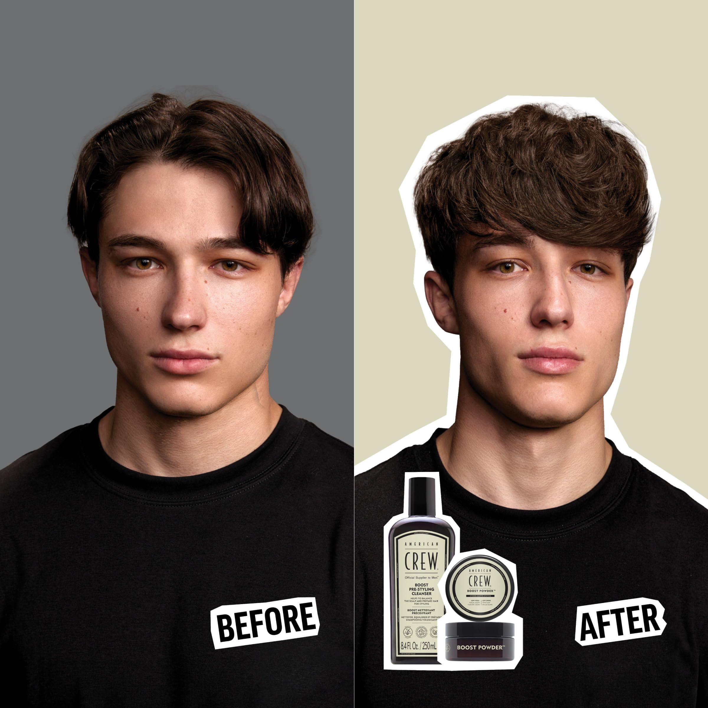 AMERICAN CREW Boost Shampoo, utilisation simple pour préparer le coiffage sans alourdir.