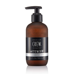 AMERICAN CREW bouteille de nettoyant visage sous la douche, peau propre et fraîche.