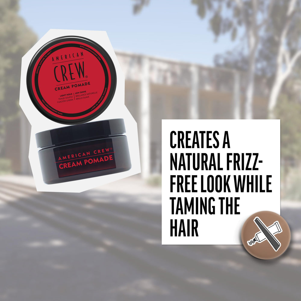 AMERICAN CREW Crème Pomade: coiffage naturel avec tenue légère.