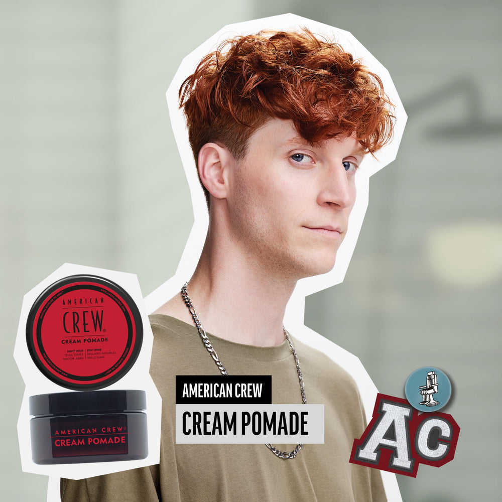AMERICAN CREW Crème Pomade: définition et texture sans lourdeur.