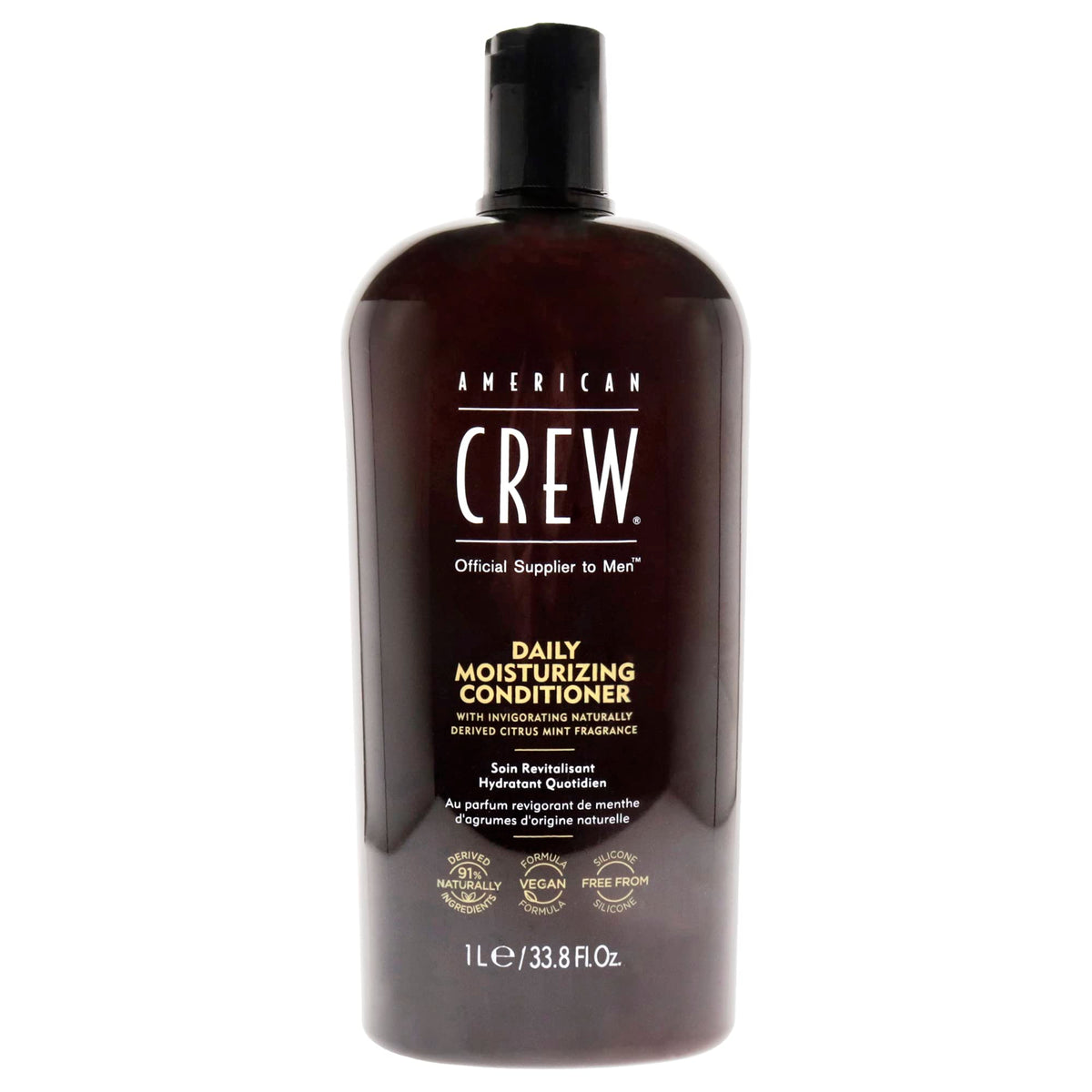 AMERICAN CREW Daily Conditioner – bouteille démêle et hydrate sans alourdir les cheveux