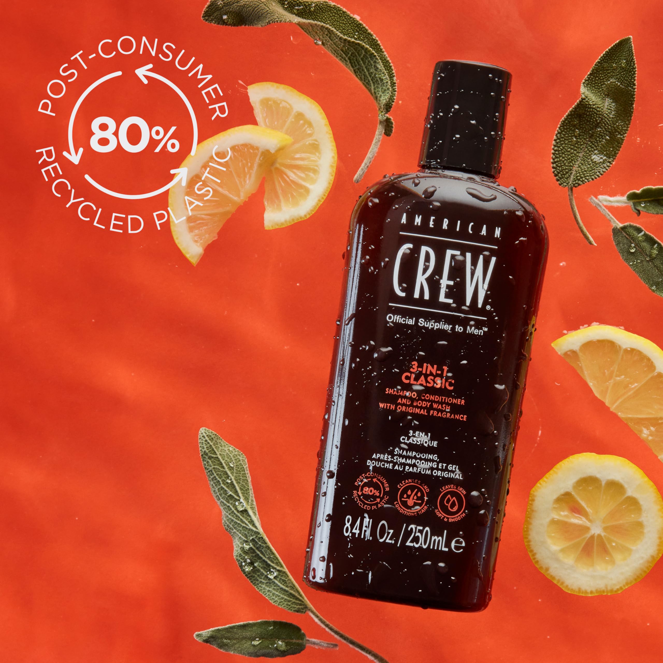 American Crew démêle les cheveux après utilisation, cheveux plus faciles à coiffer