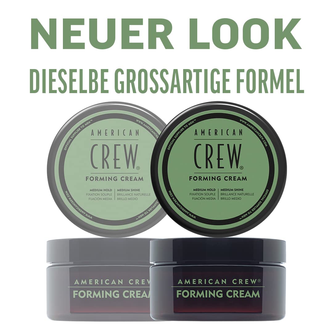 American Crew Forming Cream, application sur cheveux, coiffage fluide et facile.