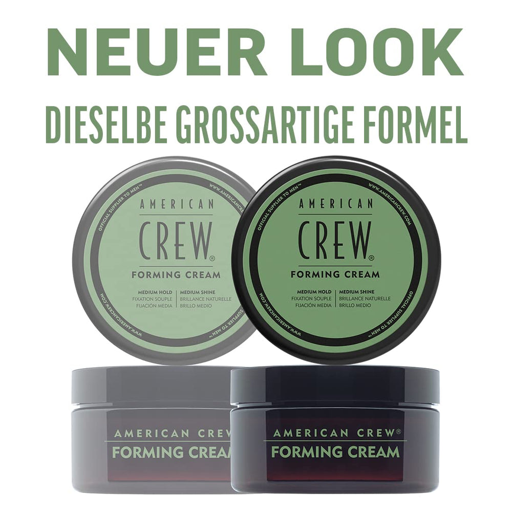 American Crew Forming Cream, application sur cheveux, coiffage fluide et facile.