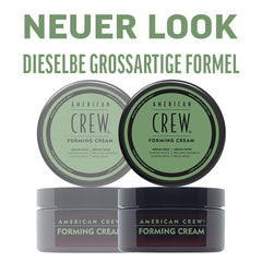 American Crew Forming Cream, application sur cheveux, coiffage fluide et facile.