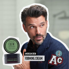 Texture moyenne de American Crew Forming Cream pour une coiffure naturelle
