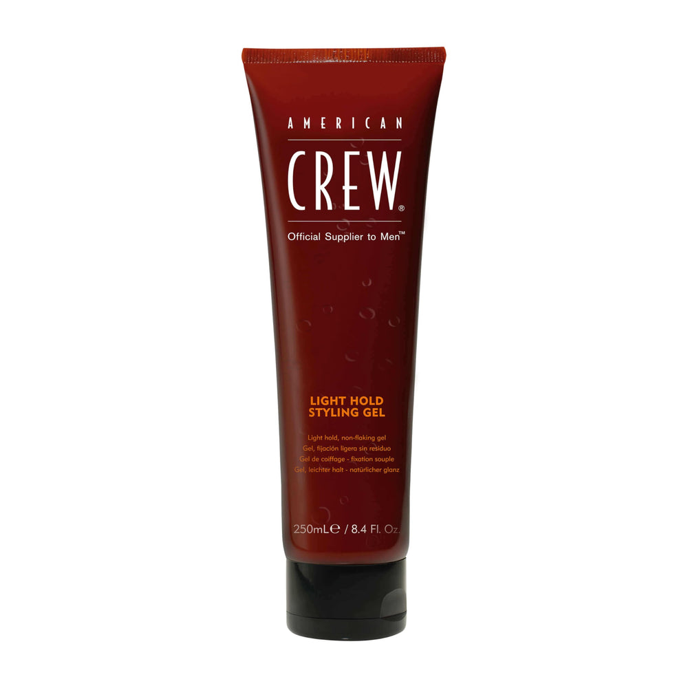 AMERICAN CREW gel-cheveux homme — bouteille prête à l’emploi pour une coiffure naturelle.