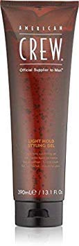 AMERICAN CREW Gel coiffant léger pour une tenue naturelle et cuir chevelu protégé (lot de 3)