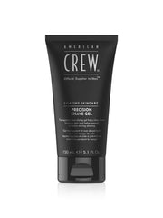 Gel de rasage précision American Crew dans la bouteille, rasage net et sans mousse.