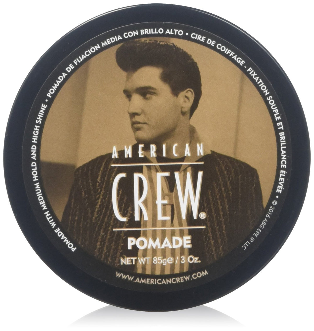 AMERICAN CREW Pomade 3oz en ensemble de 3, emballage pratique pour cheveux masculins.