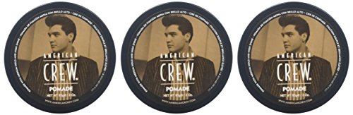 AMERICAN CREW Pomade 3oz, texture riche pour tenue et brillance contrôlées.