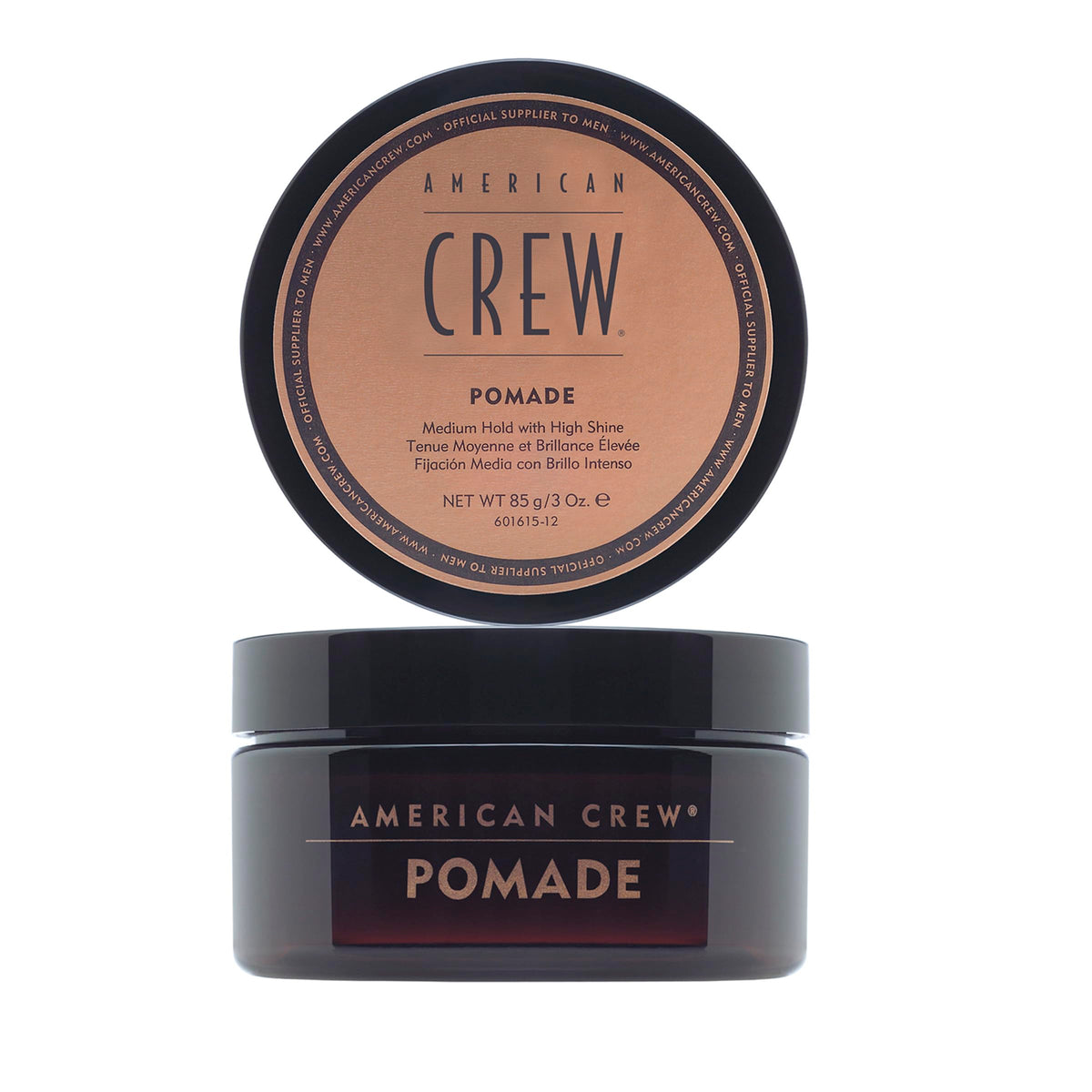 Pomade American Crew, brillance moyenne pour un style lisse et maîtrisé