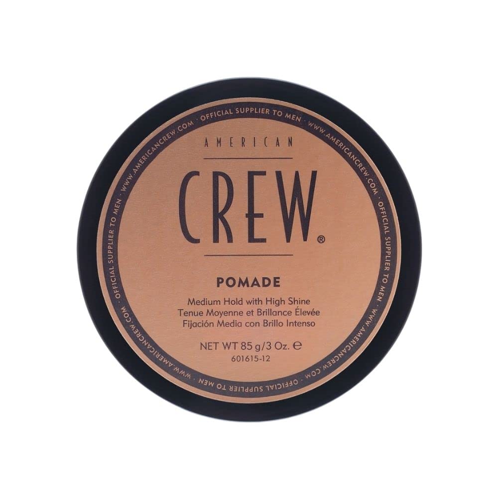 American Crew Pomade pot-brillance: brillance durable et style modulable.