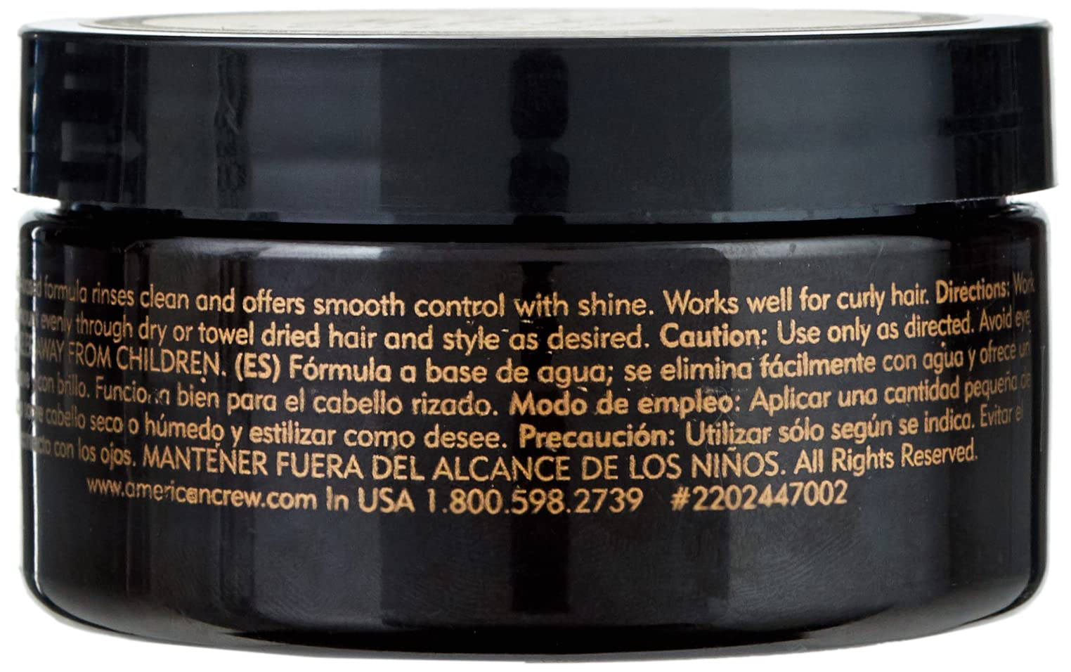 American Crew Pomade tenir-coiffure: maintien polyvalent pour cheveux bouclés ou lisses.