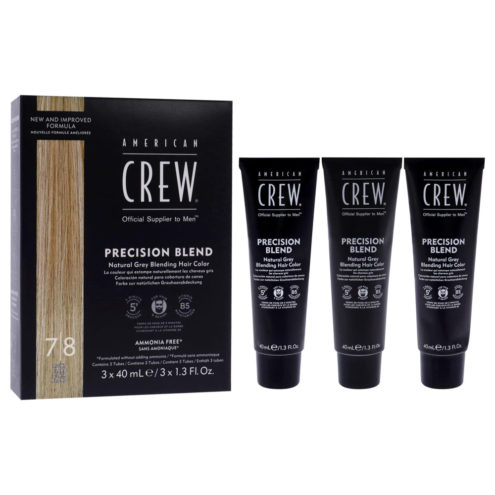 Formulation sans ammoniac d'American Crew, hydratation grâce à la vitamine B5.