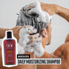 AMERICAN CREW Shampoing pour hommes — application facile sur cheveux et cuir chevelu.