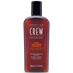 American Crew Shampoing Homme, bouteille nette, nettoyage quotidien pour cheveux propres et équilibrés.