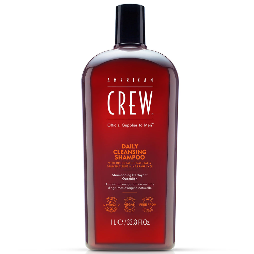 AMERICAN CREW Shampoing Quotidien pour Hommes – bouteille prête à l’emploi et usage quotidien facile.