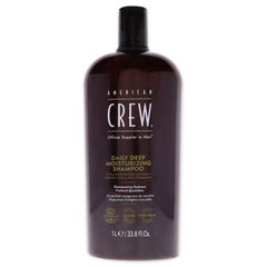 AMERICAN CREW Shampooing Hydratant Quotidien – Étiquette claire, routine capillaire simple et efficace.