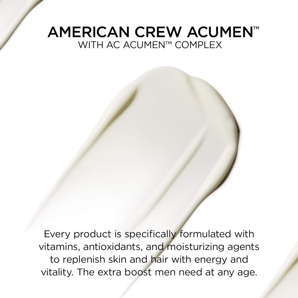AMERICAN CREW vitamines et antioxydants hydratants pour la peau.