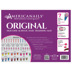AMERICANAILS Zones d'application d'acrylique pour pratiquer les billes et les tailles.