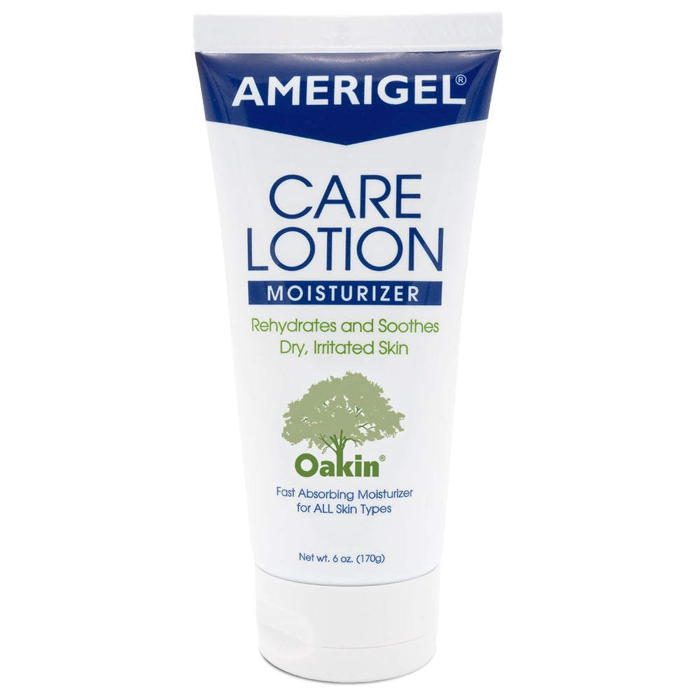 AMERIGEL Care Lotion application facile, hydratation durable pour peau sèche.