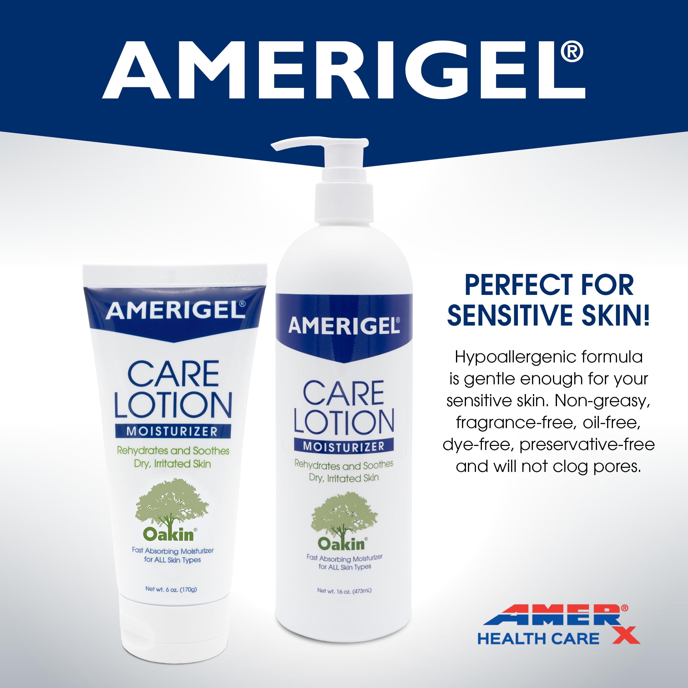 AMERIGEL Care Lotion soin des pieds diabétiques au quotidien.