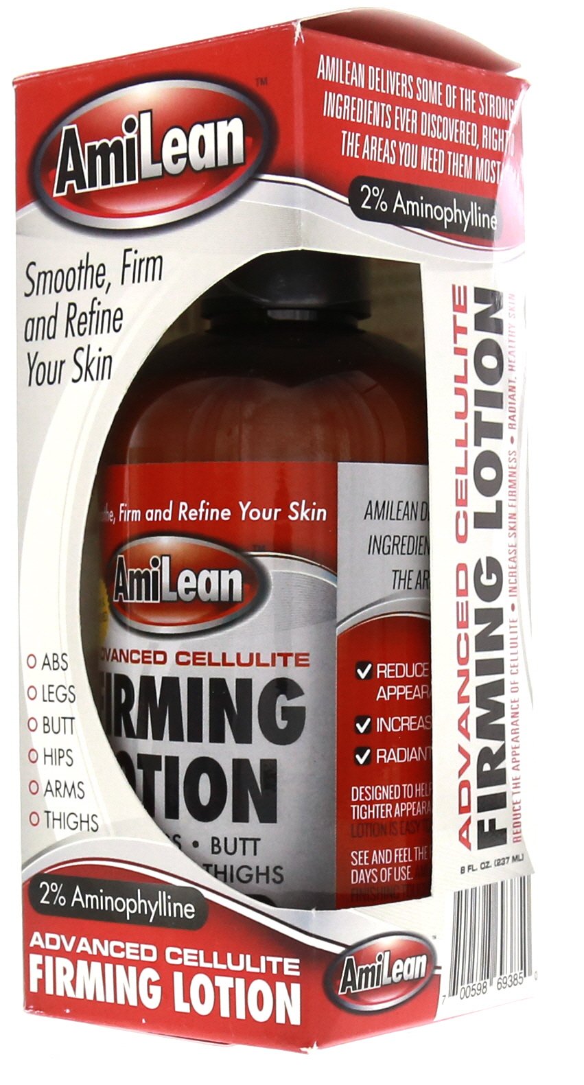 AmiLean Crème Cellulite Hanches-Cuisses : capitons atténués et peau plus lisse.