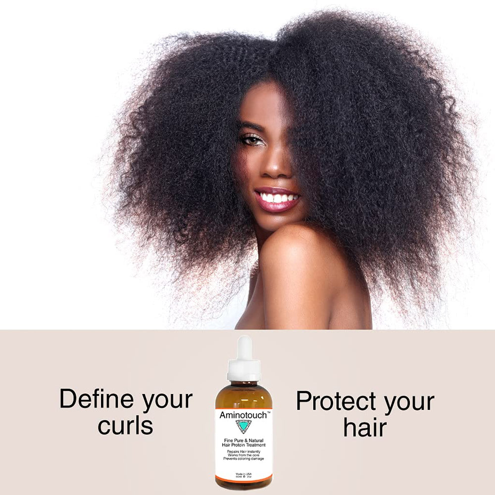 Aminotouch innovation protéomique, formulation avancée pour cheveux plus forts.