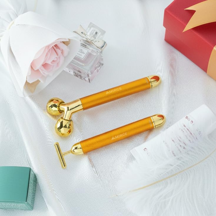 Kit massage visages Amirce, duo polyvalent pour routines de soin.