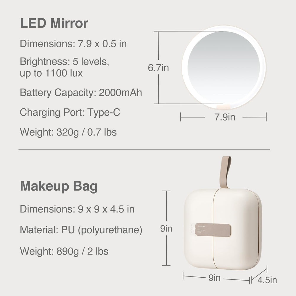 AMIRO M2: poignée pratique et design compact pour l'emporter partout