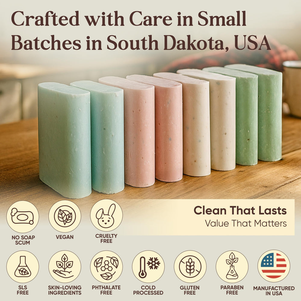 Savon Amish Farms – mousse soyeuse qui nettoie en douceur.