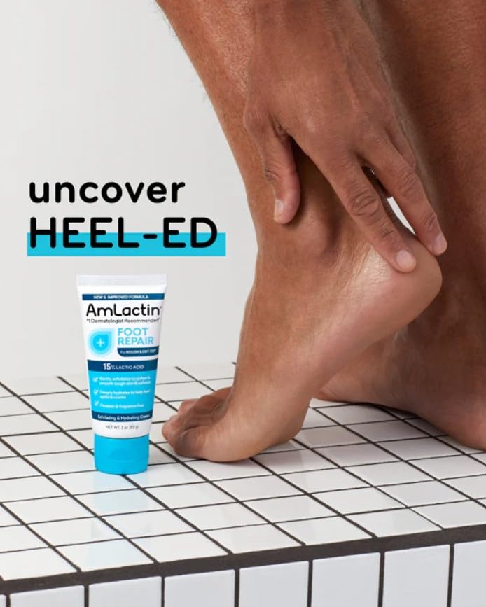 AmLactin Crème Pieds Therapy – pieds plus lisses après chaque application