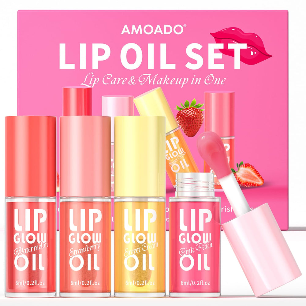 AMOADO Lip Oil – bouteille-gloss non-collante pour hydratation durable.