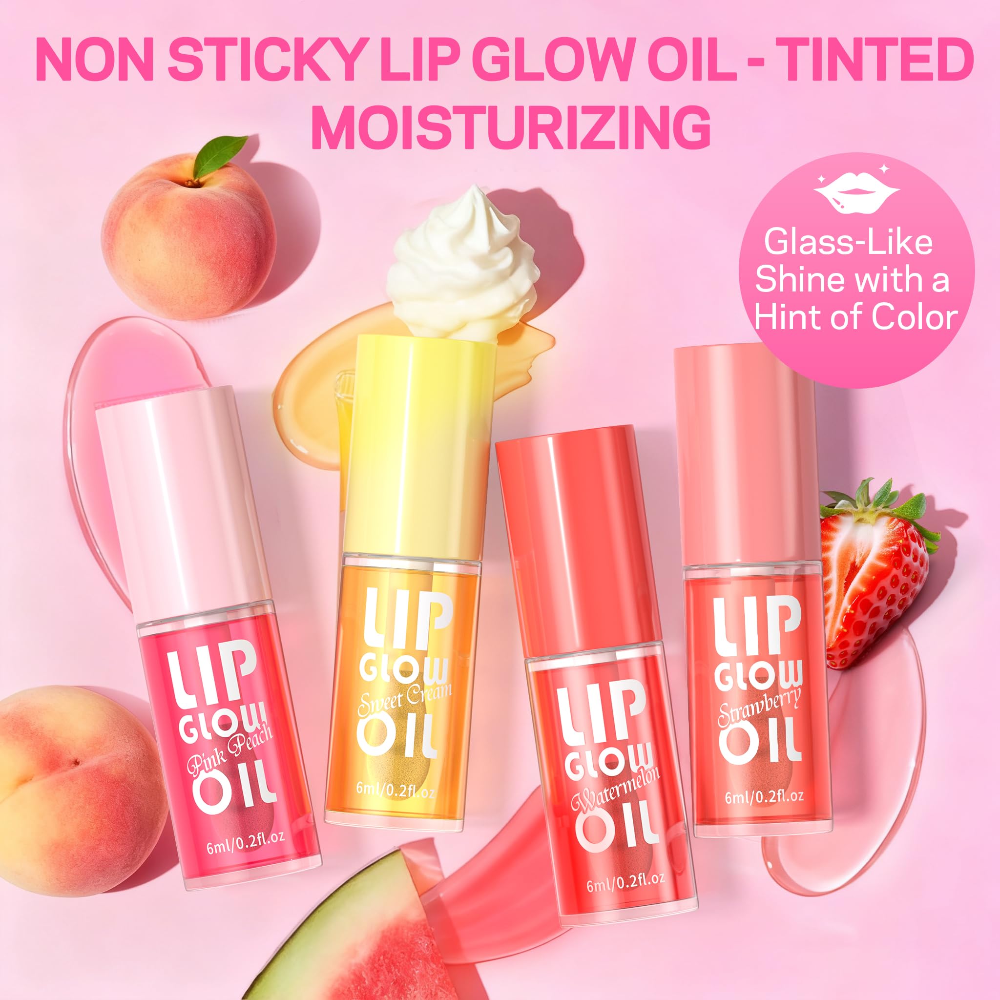 AMOADO Lip Oil – grosse brosse pour une application précise et homogène.