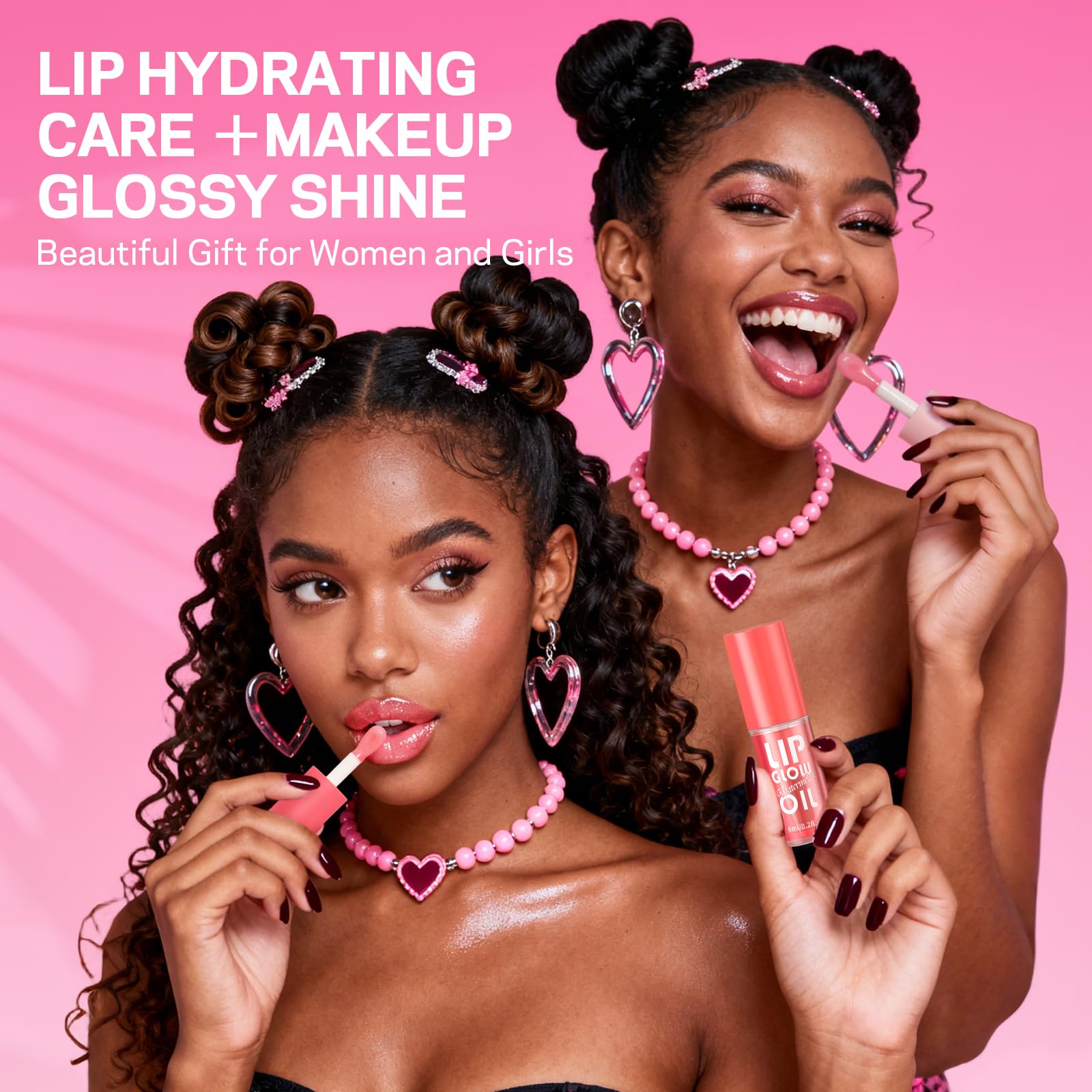 AMOADO Lip Oil – teinte crème pour un effet subtilement rosé.