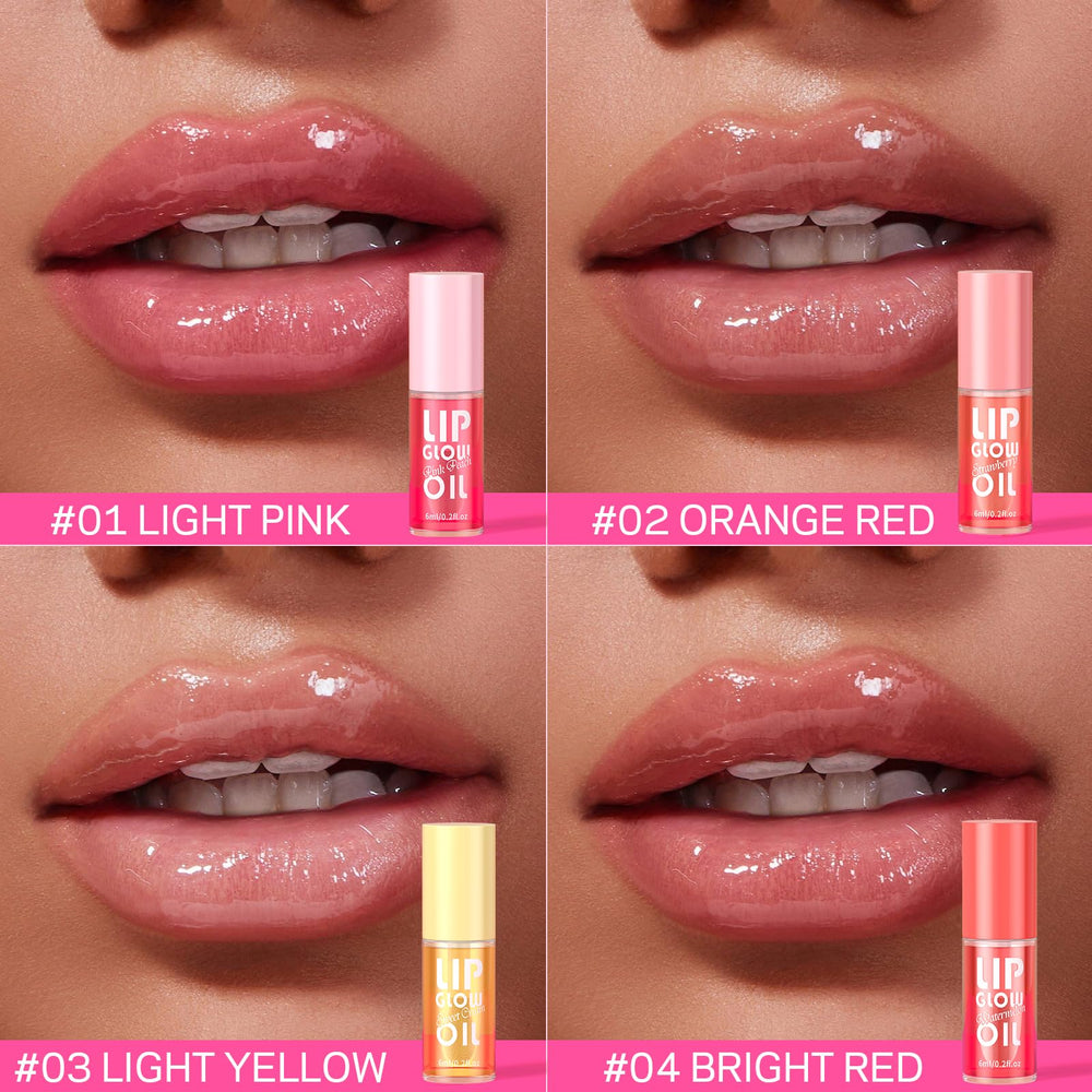AMOADO Lip Oil – teinte pastèque pour un fini brillant et frais.