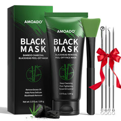 AMOADO masque noir charbon purifiant, ciblant les pores.