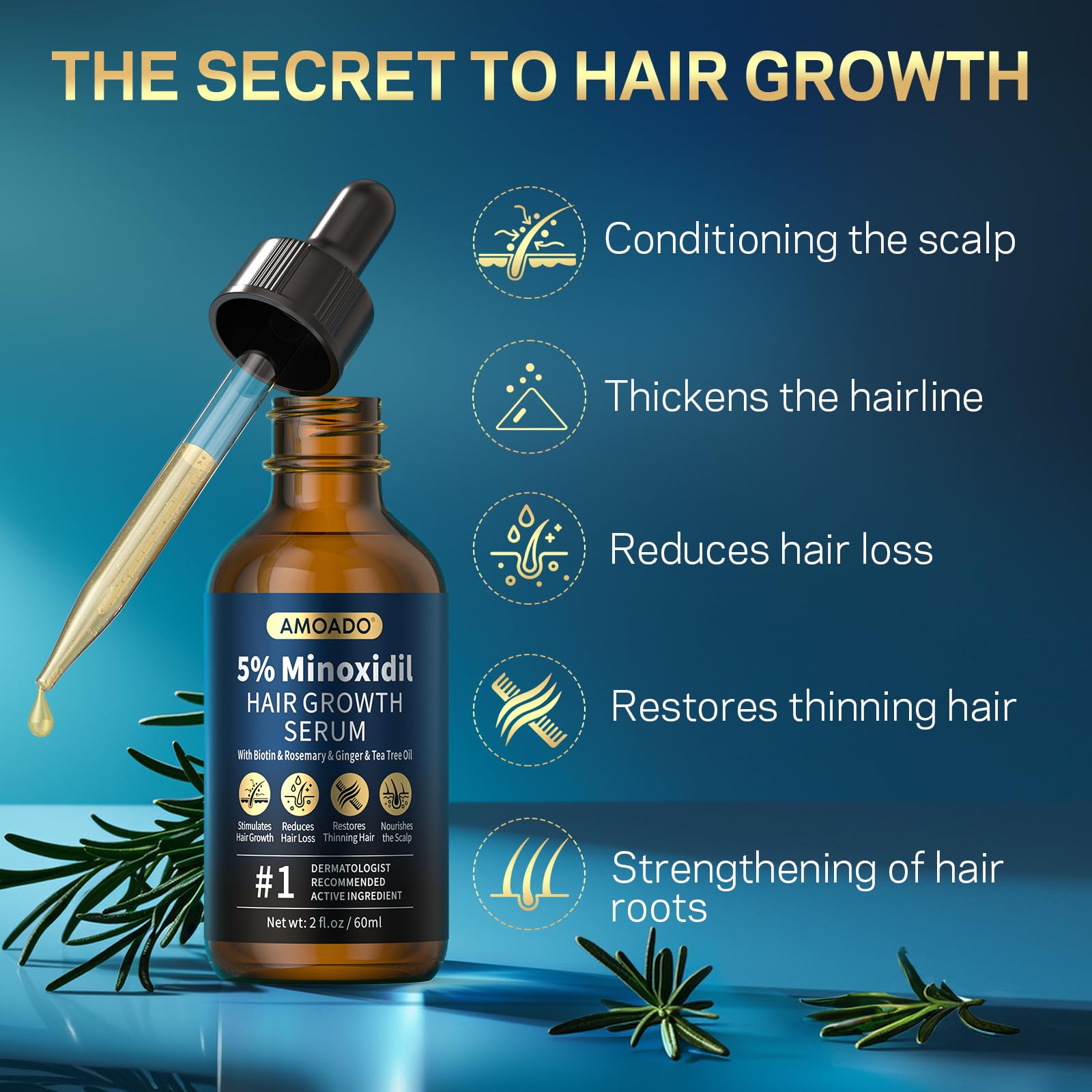 AMOADO sérum texture non gras et absorption rapide pour une routine quotidienne.