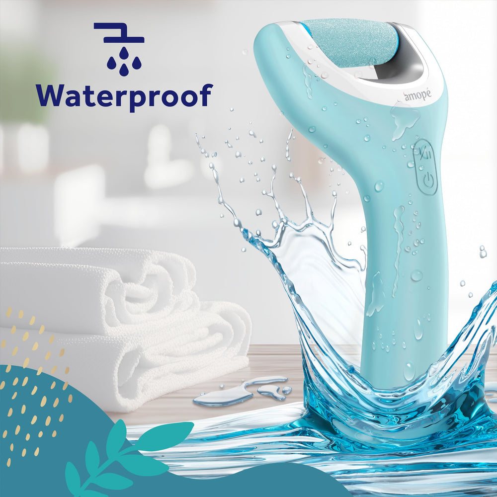 Amope Pedi Perfect Pro, station de recharge pratique et sans fil.
