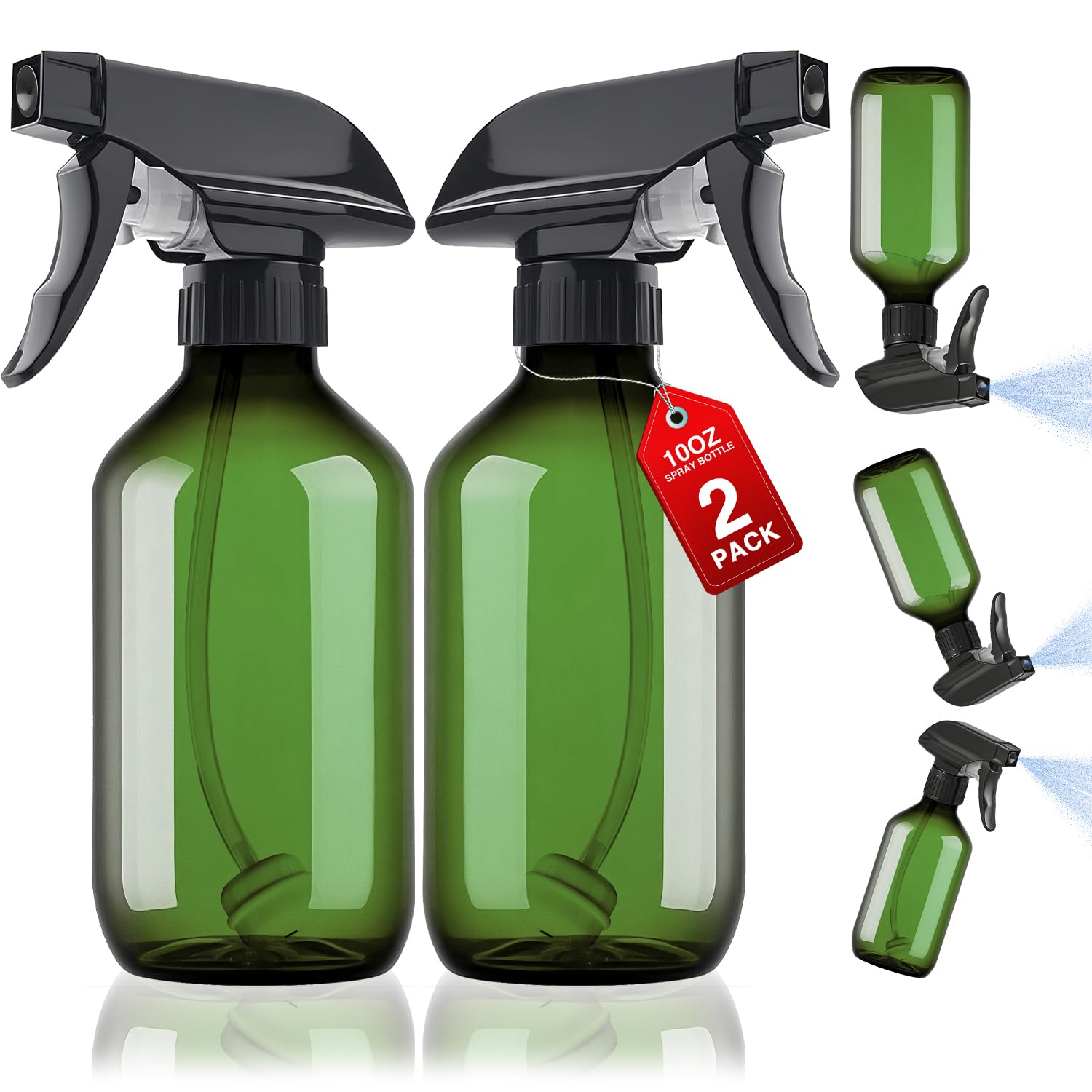 AMORIX vaporisateur 360° avec embout réglable pour pulvérisation polyvalente.