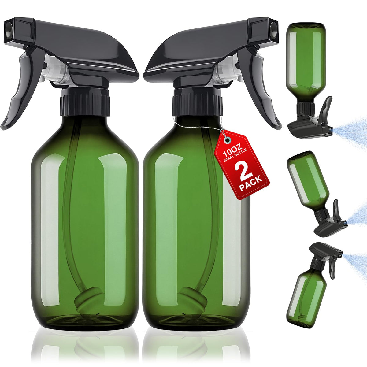 AMORIX vaporisateur 360° avec embout réglable pour pulvérisation polyvalente.
