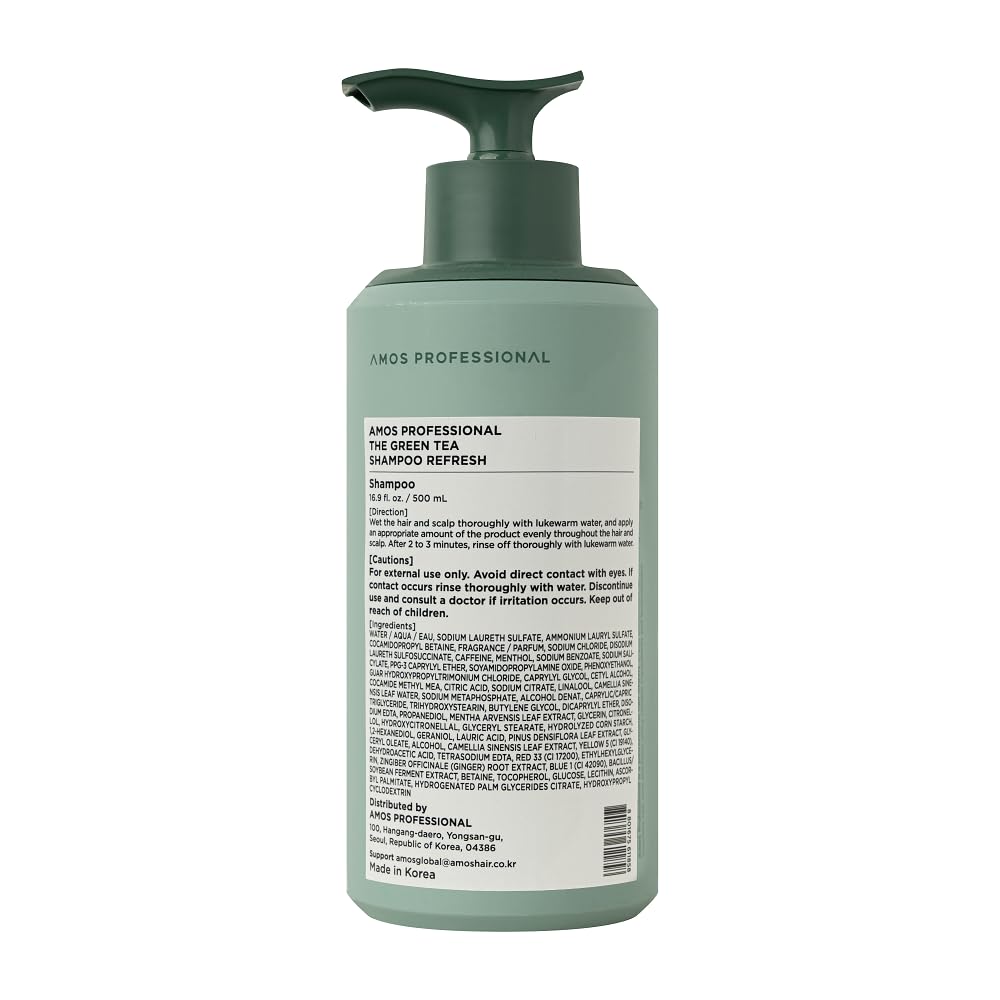 AMOS PROFESSIONAL étiquette et qualité du packaging, produit sûr et identifiable.