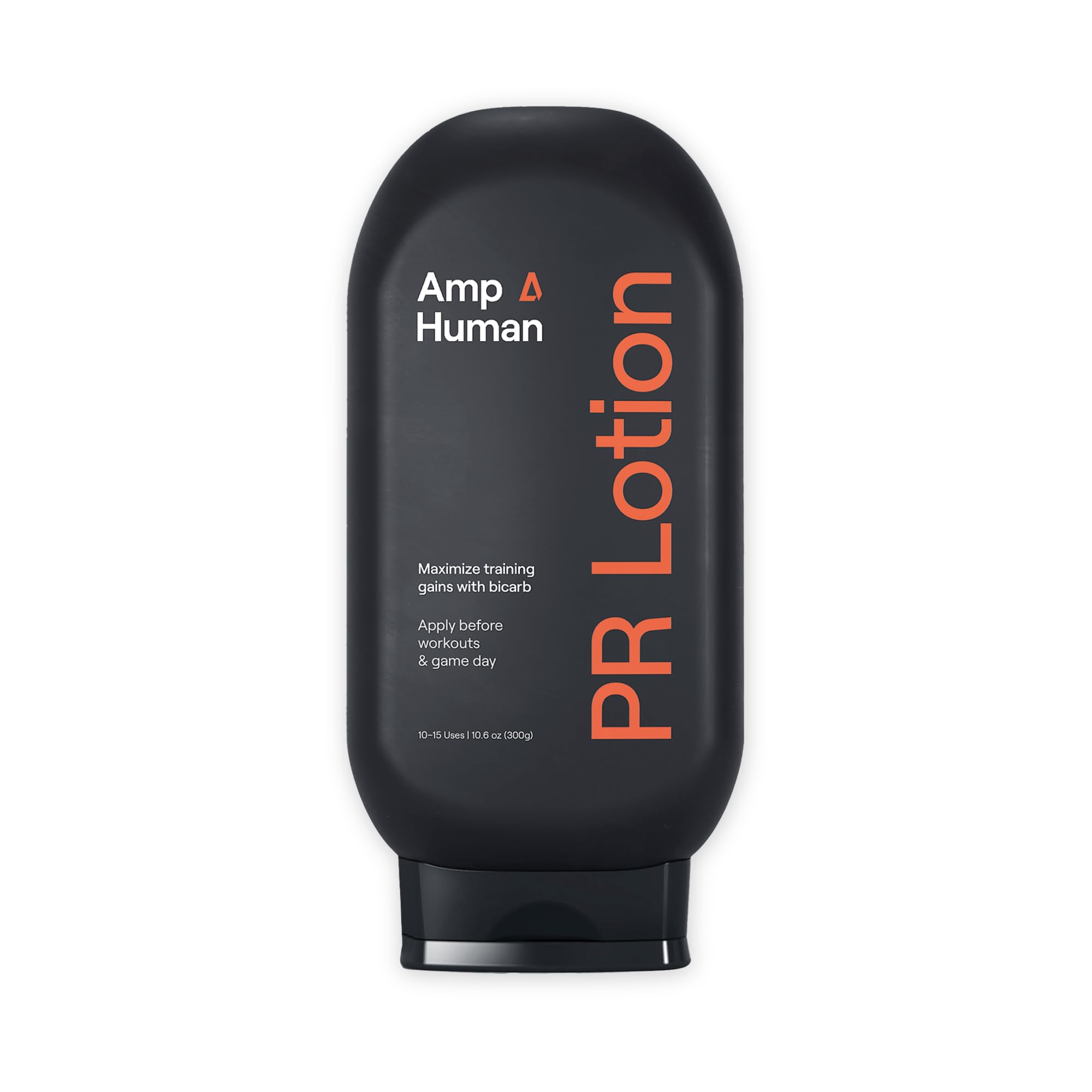 Amp Human PR Lotion – Bouteille 300 g prête pour l’entraînement, soutien potentiel de performance.