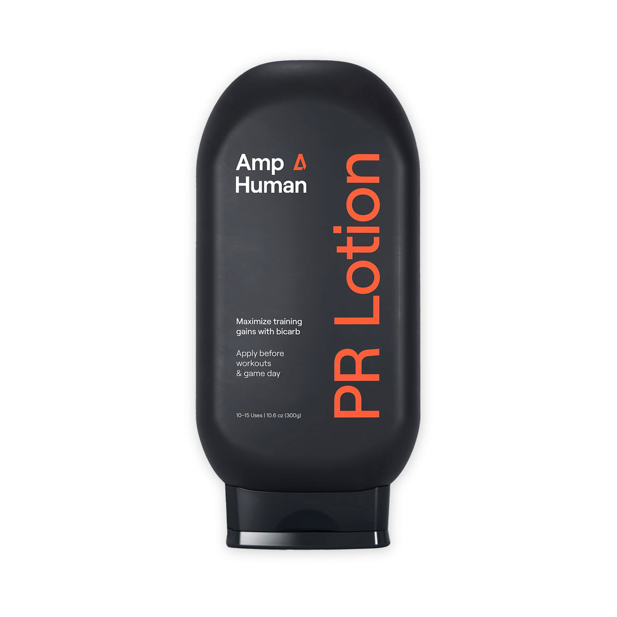 Amp Human PR Lotion – Bouteille 300 g prête pour l’entraînement, soutien potentiel de performance.
