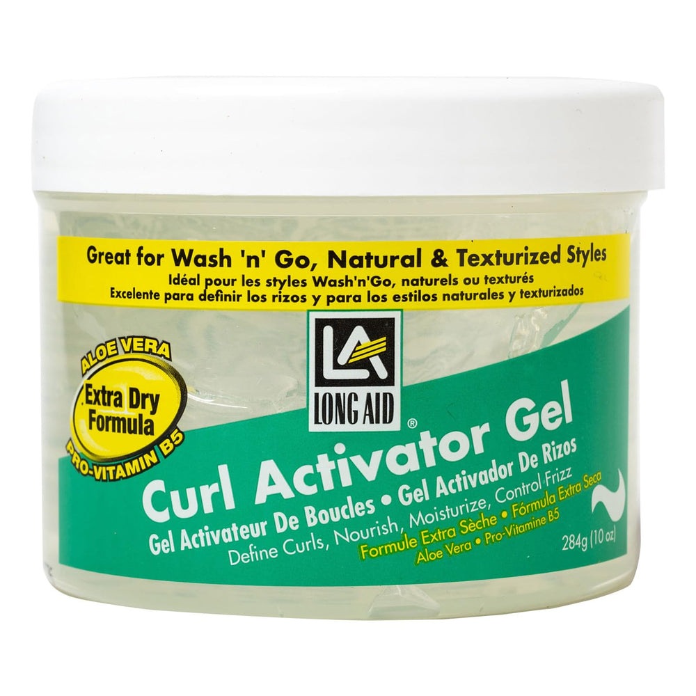 AMPRO Long-Aid Activator Gel définit les boucles avec une brillance durable.