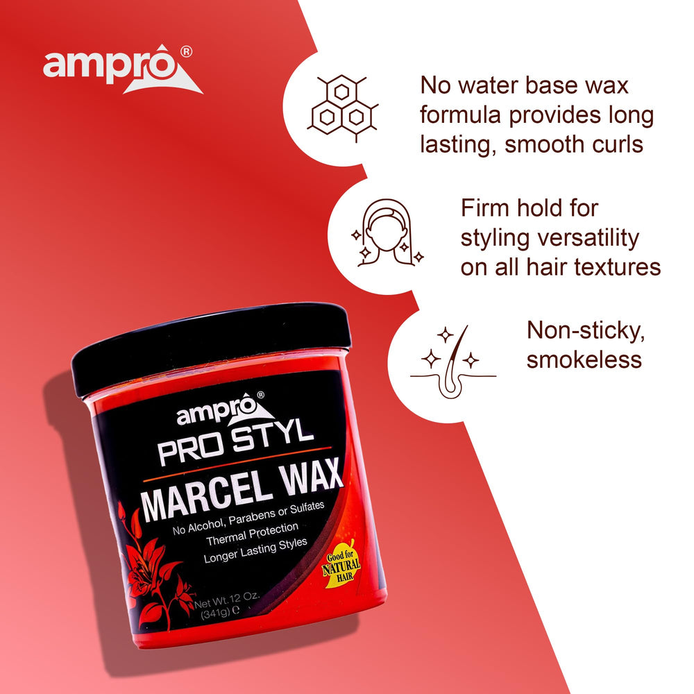 Routine capillaire AmPro Marcel Wax, pratique et durable au quotidien.